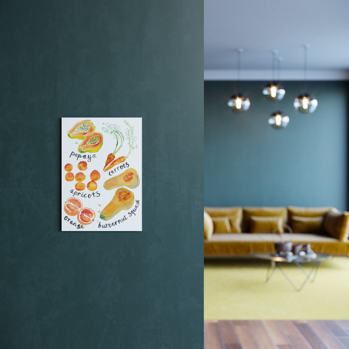 Orange Kitchen
