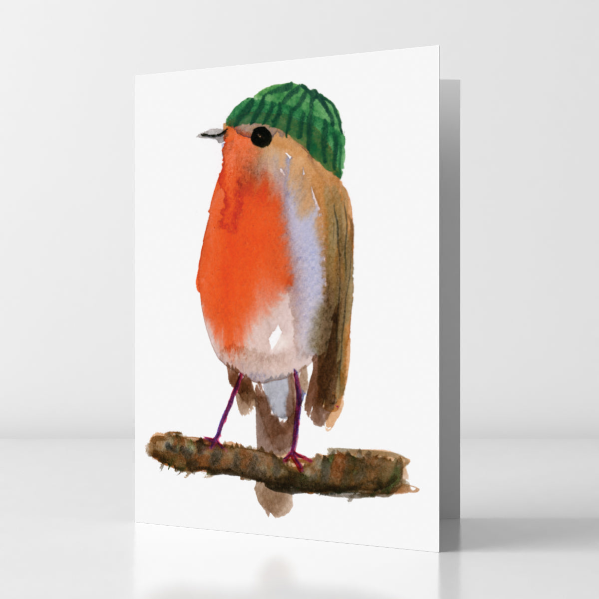 Pack of Five Robin Christmas Cards 2024