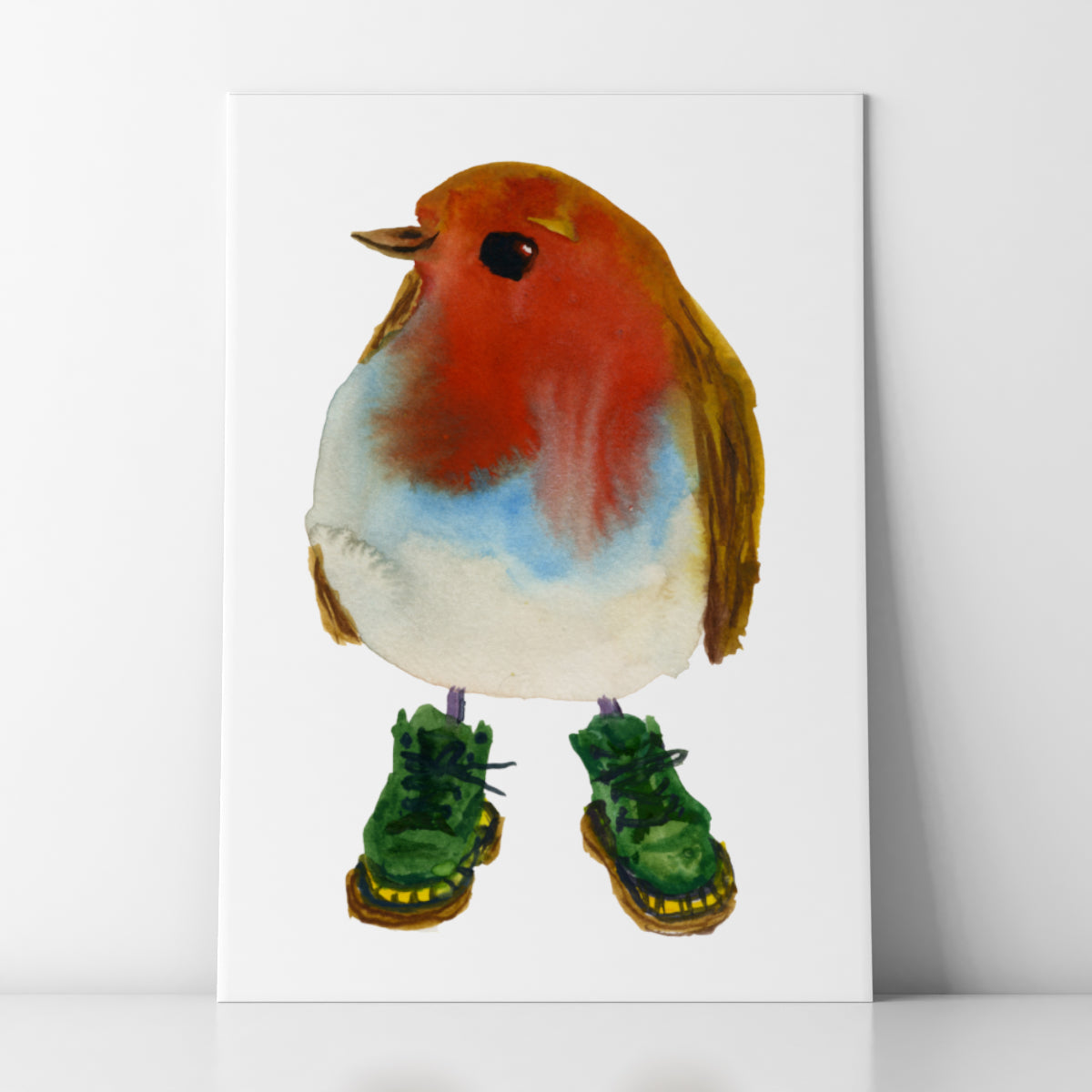 Robin in Green Boots