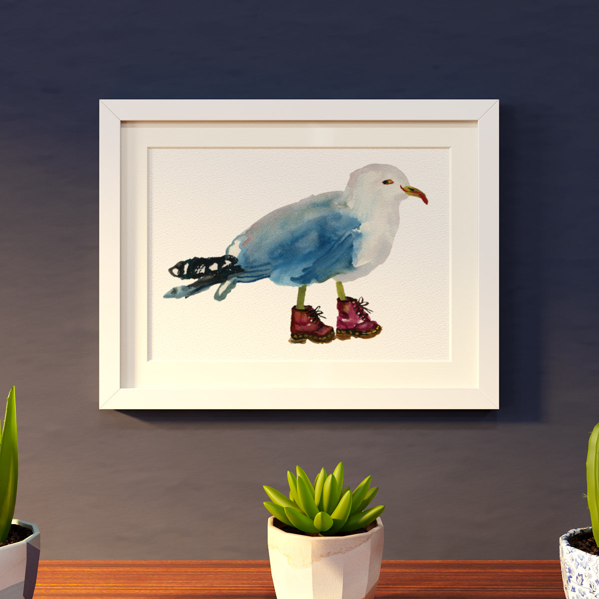 Seagull In Boots