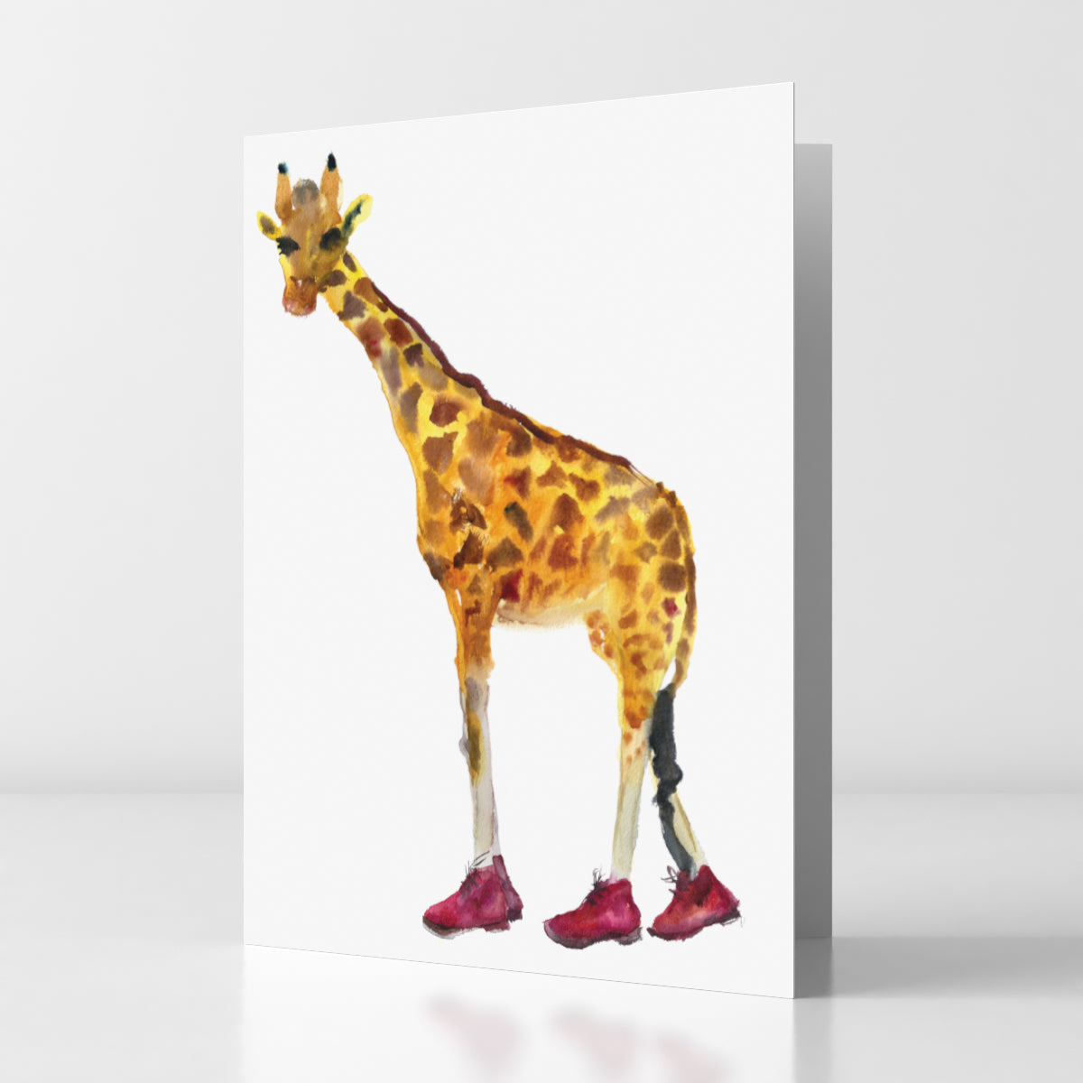 Giraffe in Boots