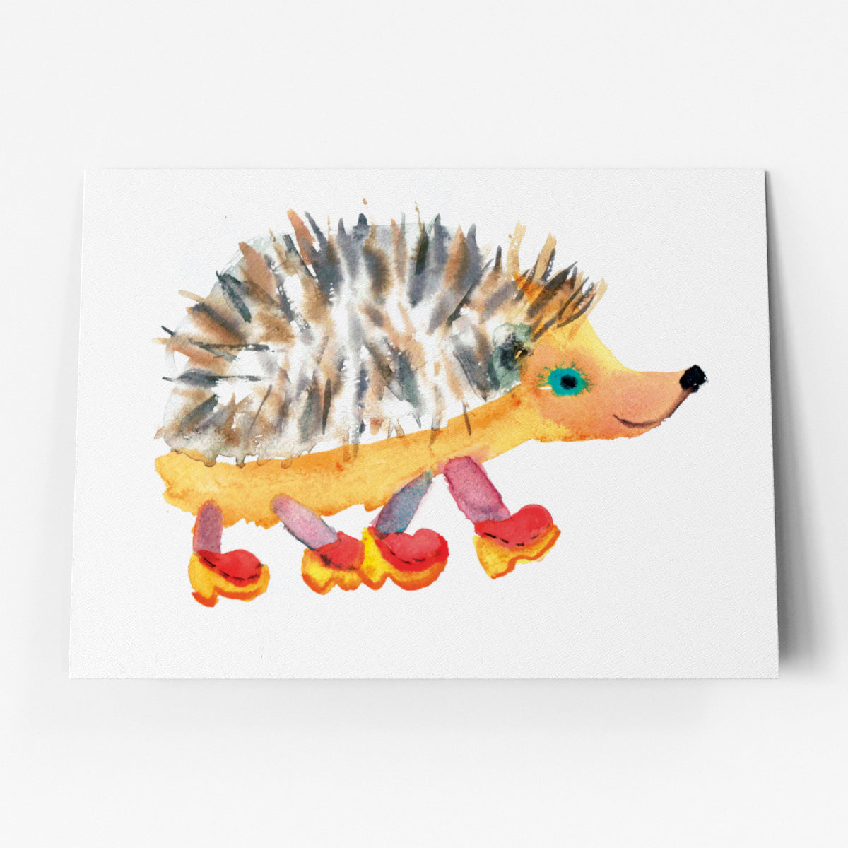 One Hedgehog in Clogs