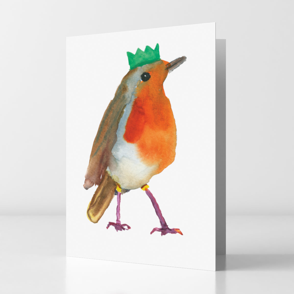 Pack of Five Robin Christmas Cards 2024