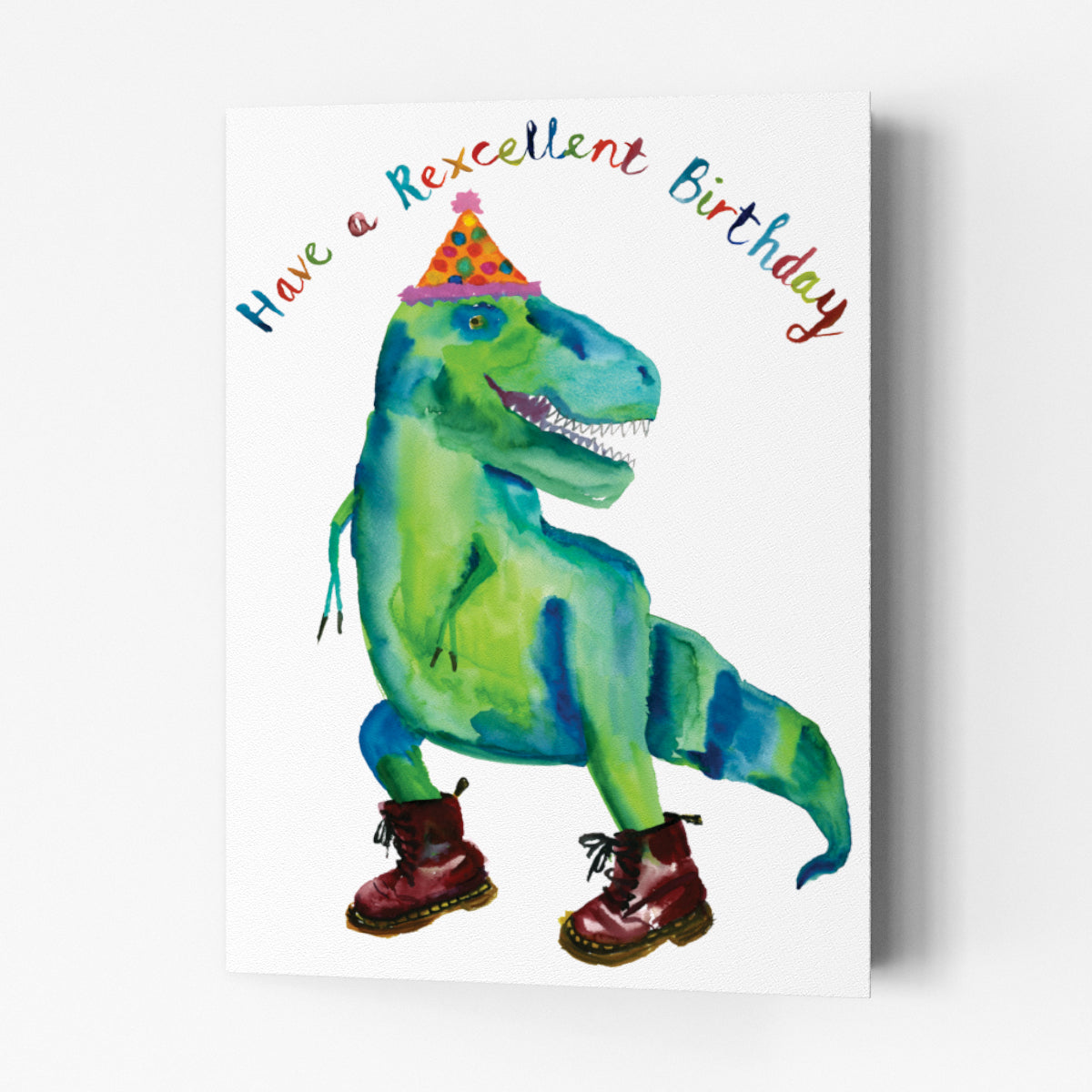 T Rex - Rexcellent Birthday card