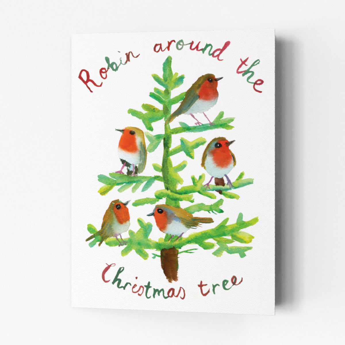 Robin Around the Christmas Tree