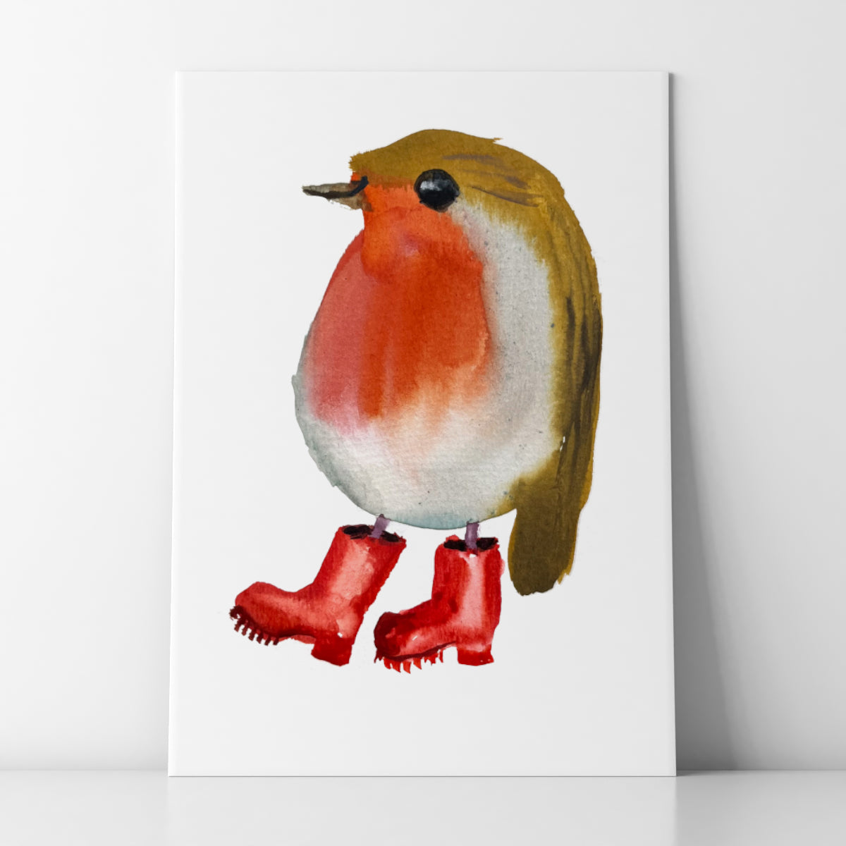 Robin in Red Wellies